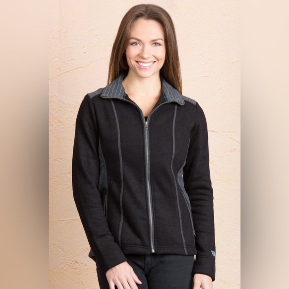 Kuhl Women’s Aurora Fleece Jacket - Black - Picture 1 of 12